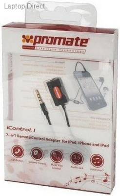 5161815201121 Promate iControl.1 7-in-1 Remote Control Adapter for iPad, iPhone and iPod
