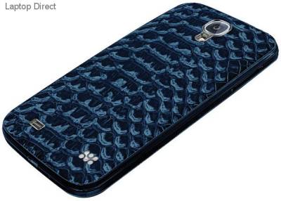 6959144004587 Promate Charm.S4 Blue Premium Patterned-Leather Back Cover