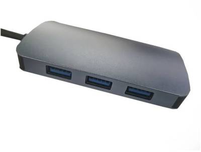 RCT ADP-GN401U RCT USB Type-A to Gigabit RJ45 adaptor with 3 Port USB 3.0 Type-A Hub