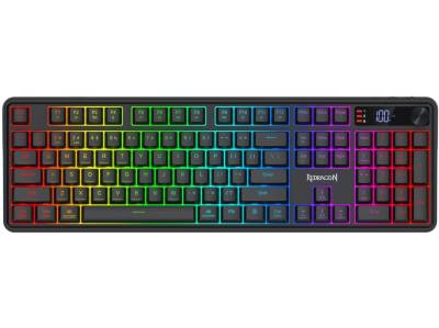RD-K526-PRO Redragon RM104 Pro Volcano RGB Wireless Membrane Gaming Keyboard - Black