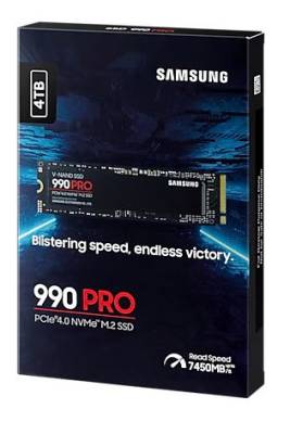 MZ-V9P4T0BW Samsung MZ-V9P4T0BW 990 PRO 4 TB NVMe Solid State Drive