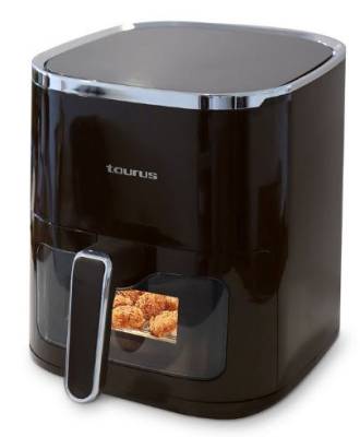 973460 Taurus Black 4,6L Digital Airfryer with Viewing Window