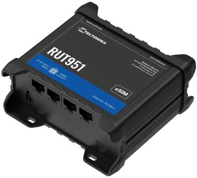 RUT951-ESIM Teltonika RUT951 eSIM LTE CAT 4 Industrial Router
