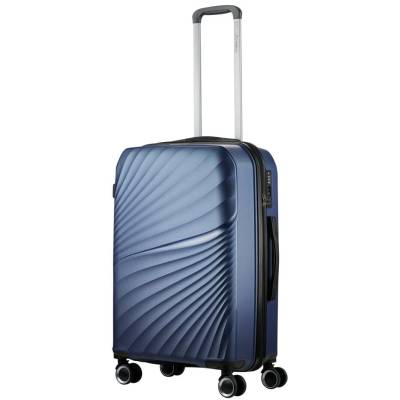 TW-1161-NV Travelwize Quartz PP 66cm 4-wheels Spinner Luggage - Navy