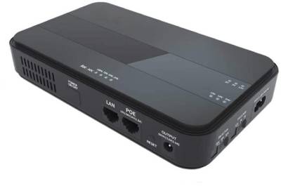 PWR-DC-UPS-POE-45P Unbranded 8800mAh Mini DC PoE UPS Black