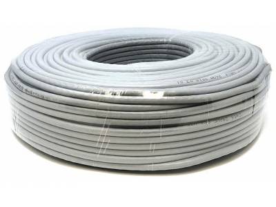 CAT6-305-SC Unbranded CAT6 305m pull box roll Solid Copper CAT6 cable - White