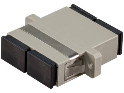 CNT-SC-MM-DUP-PC Unbranded Fibre Duplex SC/PC Multi Mode Mid Coupler ceramic Sleeve - Beige