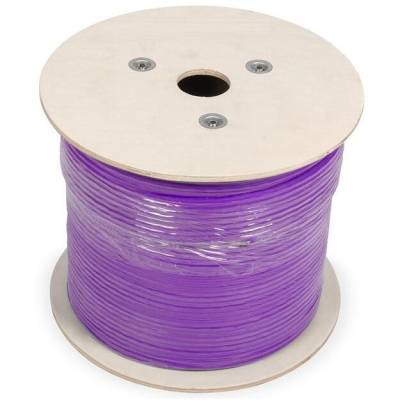 NET-CAT6SOLCAB500-VI Unbranded 500m Roll CAT6 Solid Network cable - Violet - Price per metre