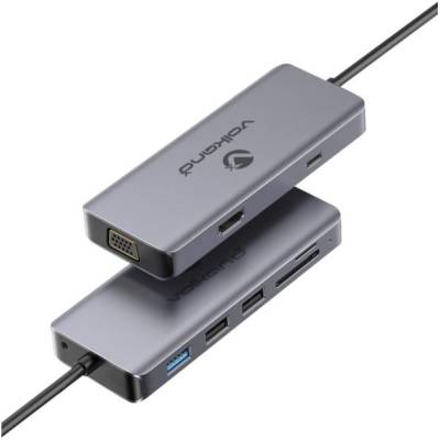 VK-20140-BK VolkanoX Core Interface Series USB Type-C Dock