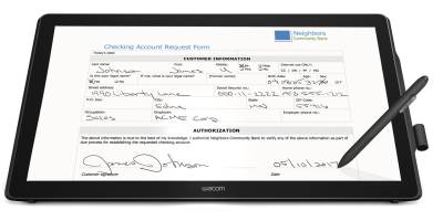 DTH-2452 Wacom DTH2452 23.8" display dark grey pen & touch graphics tablet