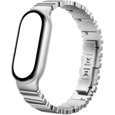 BHR07YHGL Xiaomi Smart Band 10 asymmetrical Metal strap - Silver